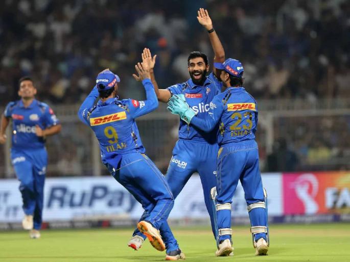 IPL 2024, MI vs KKR Marathi Live : Venkatesh Iyer smashed 42 runs, KKR Set 158 runs target to KKR   | कोलकाताने १६ षटकांत मुंबईसमोर आव्हान उभे केले; बुमराहच्या यॉर्करने सर्वांना चकित केले