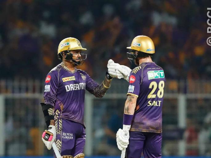 IPL 2024, Kolkata Knight Riders vs Punjab Kings Marathi Live : Phil Salt ( 75), Sunil Narine ( 71) smashed PBKS bowler, KKR scored 261 runs, This is the HIGHEST EVER T20 total at Eden in all T20s | KKRच्या फलंदाजांची तुफान फटकेबाजी; उभ्या केल्या Eden Garden वर ट्वेंटी-२०मधील सर्वोच्च धावा