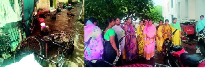 Armed attack on five houses including Kalaba Gaikwad; Three injured | काळबा गायकवाडसह पाचजणांच्या घरांवर सशस्त्र हल्ला; तीन जखमी-: परिसरात दहशत