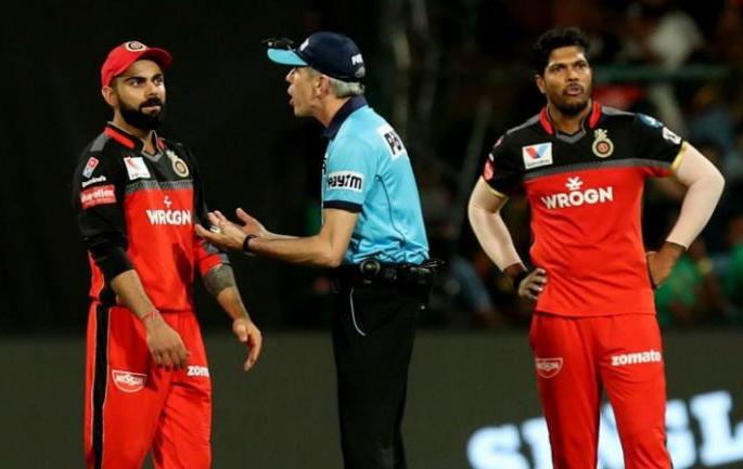 IPL 2019: When Virat Kohli was angry on umpire | IPL 2019 : पंचांच्या चुकीवर जेव्हा भडकला विराट कोहली...