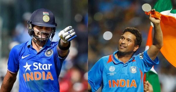 Virat Kohli is only one step away from Sachin Tendulkar's record | सचिनच्या विक्रमापासून कोहली फक्त एक पाऊल दूर; तेंडुलकरच्या घरच्या मैदानात घडणार का पराक्रम...