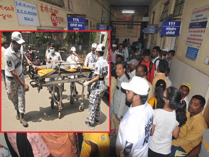 Impact on health system due to strike by government employees over old pension scheme | जुनी पेन्शन: संपामुळे सीपीआरमधील आरोग्य यंत्रणा कोलमडली; कंत्राटी कर्मचाऱ्यांचा आधार, स्वयंसेवी संस्था मदतीला Impact on health system due to strike by government employees over old pension scheme | जुनी पेन्शन: संपामुळे सीपीआरमधील आरोग्य यंत्रणा कोलमडली; कंत्राटी कर्मचाऱ्यांचा आधार, स्वयंसेवी संस्था मदतीला