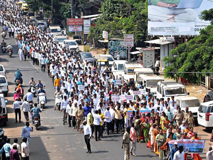 Dudhganga water will not be given to Ichalkaranji, A march in Kolhapur against the Sulkud scheme | दूधगंगेचा एकही थेंब इचलकरंजीला देणार नाही, सुळकुड योजनेविरोधात कोल्हापुरात मोर्चा Dudhganga water will not be given to Ichalkaranji, A march in Kolhapur against the Sulkud scheme | दूधगंगेचा एकही थेंब इचलकरंजीला देणार नाही, सुळकुड योजनेविरोधात कोल्हापुरात मोर्चा