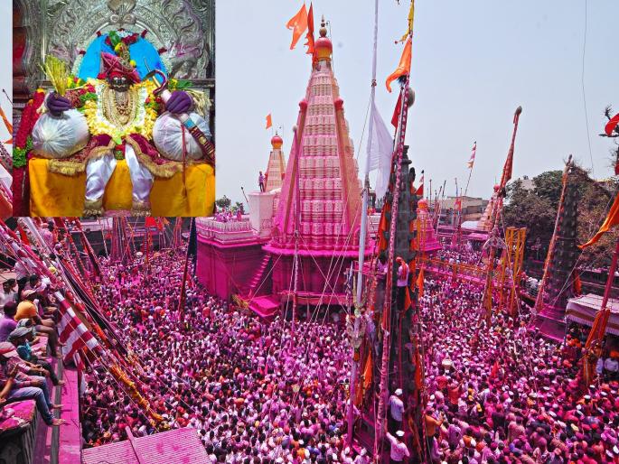 The Chaitra Yatra of Jyotiba passed in the wake of Changbhalam | Jyotiba Chaitra Yatra:दोन वर्षांनंतर चांगभलंच्या गजरात दुमदुमला जोतिबाचा डोंगर, भाविकांची अलोट गर्दी