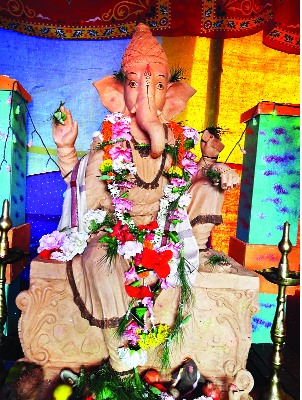 Eco-friendly Ganeshotsav in Sonalat | सोनाळीत पर्यावरणपूरक गणेशोत्सव