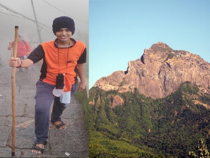 Vinamra Anil Khatavkar a disabled person completed the 9999 step Girnar Yatra | कोल्हापूरच्या दिव्यांग विनम्रने पूर्ण केली ९९९९ पायऱ्यांची गिरनार यात्रा, महिनाभर केला खडतर सराव Vinamra Anil Khatavkar a disabled person completed the 9999 step Girnar Yatra | कोल्हापूरच्या दिव्यांग विनम्रने पूर्ण केली ९९९९ पायऱ्यांची गिरनार यात्रा, महिनाभर केला खडतर सराव