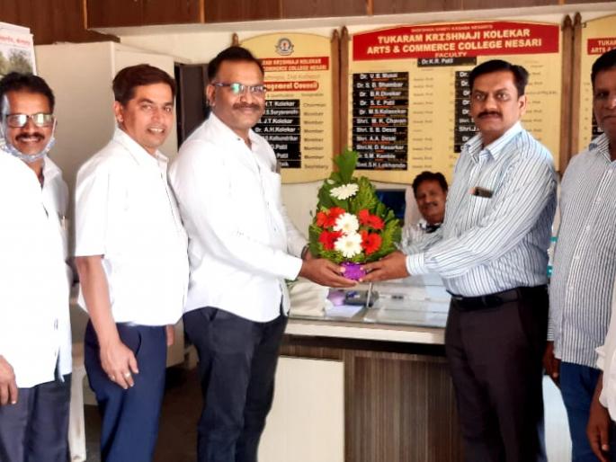 Sambhaji Bhamber as the Principal of Kolekar College | कोलेकर महाविद्यालयाच्या प्राचार्यपदी संभाजी भांबर Sambhaji Bhamber as the Principal of Kolekar College | कोलेकर महाविद्यालयाच्या प्राचार्यपदी संभाजी भांबर