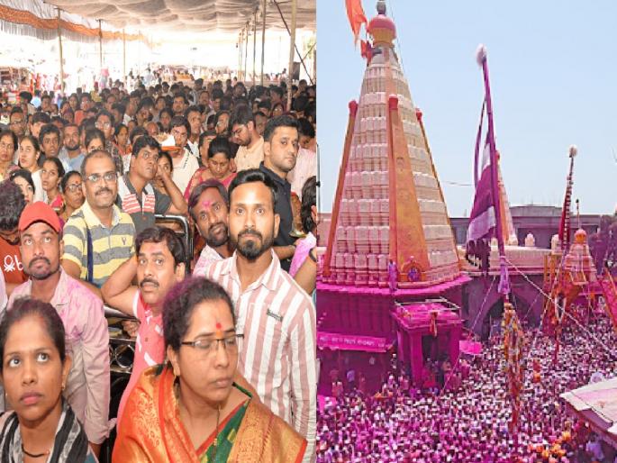Crowd of devotees for darshan at Ambabai and Jyotiba temples in Kolhapur | Kolhapur: जोतिबा, अंबाबाईच्या दर्शनासाठी भाविकांची गर्दी  Crowd of devotees for darshan at Ambabai and Jyotiba temples in Kolhapur | Kolhapur: जोतिबा, अंबाबाईच्या दर्शनासाठी भाविकांची गर्दी