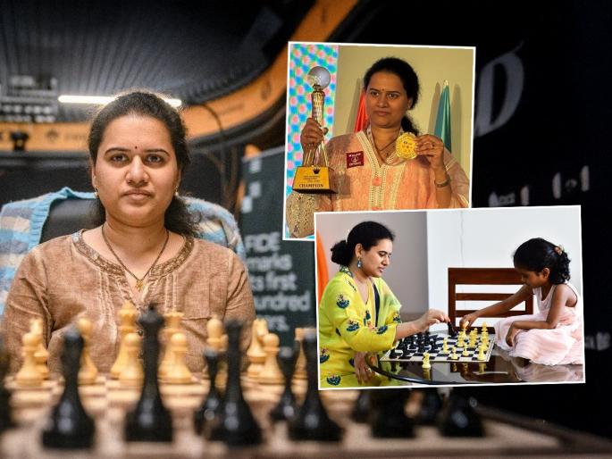 Koneru Humpy comeback Chess World Cup 2025 koneru humpy fide women's world cup First Indian Woman to Reach Semifinals inspirational story | लहानशी लेक सांभाळत कोनेरु हम्पीचं दणक्यात पुनरागमन, बुद्धिबळाच्या पटावर सांगतेय आपला दावा हक्कानं