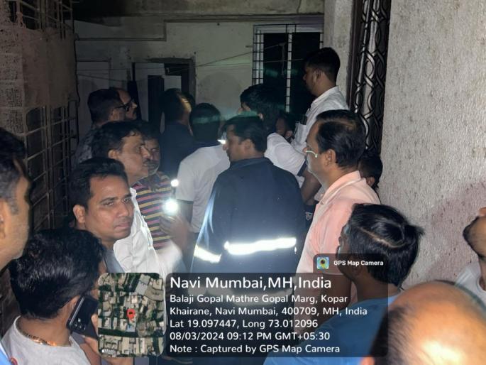 20 families were displaced after a building gallery collapsed in Koparkhairane  | कोपरखैरणेत इमारतीची गॅलरी कोसळल्याने २० कुटुंबाना हलविले  20 families were displaced after a building gallery collapsed in Koparkhairane  | कोपरखैरणेत इमारतीची गॅलरी कोसळल्याने २० कुटुंबाना हलविले