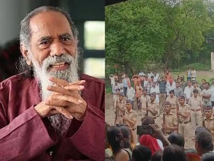 Padma Shri Maruti Chitampally cremated with state honours in Solapur | सोलापुरात पद्मश्री मारुती चितमपल्लींच्या पार्थिवावर शासकीय इतमामात अंत्यसंस्कार Padma Shri Maruti Chitampally cremated with state honours in Solapur | सोलापुरात पद्मश्री मारुती चितमपल्लींच्या पार्थिवावर शासकीय इतमामात अंत्यसंस्कार