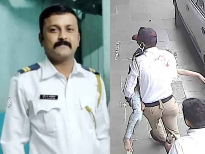 traffic police saved 8 year old girl in accident warje mumbai bangalore highway | VIDEO| पवनपुत्र हनुमान खाकी वर्दीत आले; वाहनकोंडीतून उड्डाण करत चिमुरडीला दिली संजीवनी traffic police saved 8 year old girl in accident warje mumbai bangalore highway | VIDEO| पवनपुत्र हनुमान खाकी वर्दीत आले; वाहनकोंडीतून उड्डाण करत चिमुरडीला दिली संजीवनी
