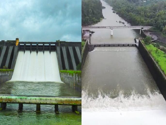 Koyna Dam gates reopened as rains increase in Satara district | Satara: कोयनेचे दरवाजे पुन्हा उघडले, २३ हजार क्युसेकने विसर्ग; नदीकाठी सतर्कतेचा इशारा Koyna Dam gates reopened as rains increase in Satara district | Satara: कोयनेचे दरवाजे पुन्हा उघडले, २३ हजार क्युसेकने विसर्ग; नदीकाठी सतर्कतेचा इशारा