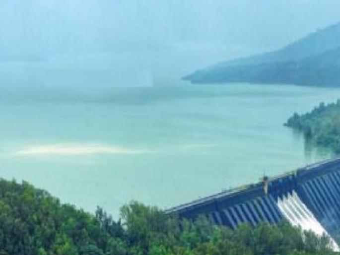 After two years, the Koyna dam was filled to capacity Discharge from the dam begins | Satara: कोयना १०० टक्के भरले, पाऊस वाढल्याने धरणातून विसर्ग सुरू; दोन वर्षानंतर पूर्ण साठा  After two years, the Koyna dam was filled to capacity Discharge from the dam begins | Satara: कोयना १०० टक्के भरले, पाऊस वाढल्याने धरणातून विसर्ग सुरू; दोन वर्षानंतर पूर्ण साठा