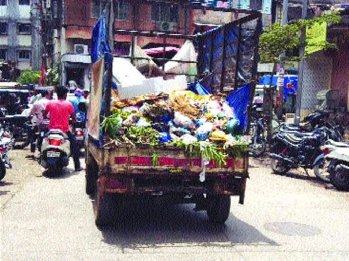 Frozen trash 'unfinished' in bhiwandi | भिवंडीतील कचरागाड्या ‘अनफिट’