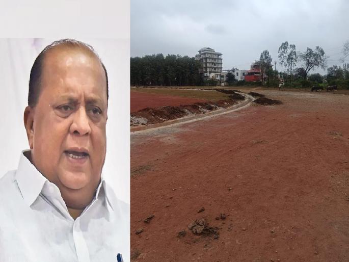 Medical Education Minister Hasan Mushrif resolved to build a well-equipped sports complex on the lines of Balewadi in Gadhinglaj | Kolhapur: मंत्री मुश्रीफ यांना गडहिंग्लजमध्ये ‘बालेवाडी’ साकारायचीय, पण..!