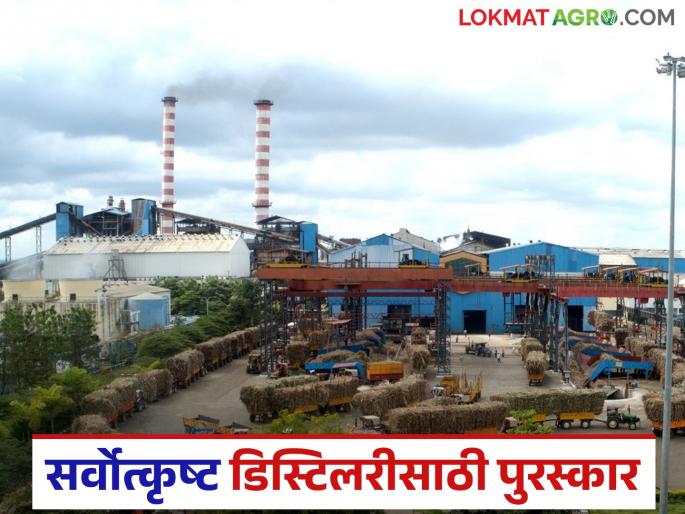 This sugar factory's distillery has been declared the best in the state; will receive a national award | राज्यात 'या' साखर कारखान्याची डिस्टिलरी ठरली सर्वोत्कृष्ट; मिळणार राष्ट्रीय पुरस्कार