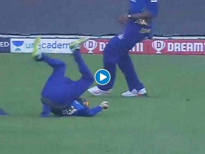 DC vs MI Latest News : Krunal Pandya with the acrobatics in the deep; take brilliant catch of R ashwin, Video | DC vs MI Latest News : कृणाल पांड्यानं टिपला अफलातून झेल; हार्दिकनं केलं कौतुक, Video