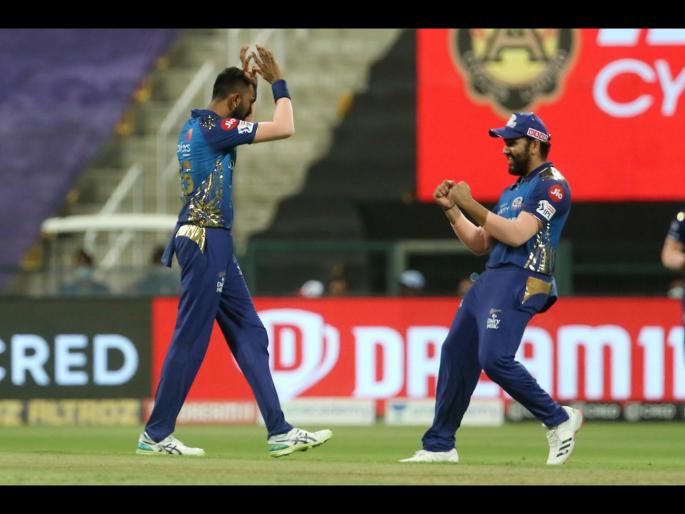 MI vs KXIP Latest News : Mumbai Indians beat Kings XI Punjab by 48 runs | MI vs KXIP Latest News : रोहित शर्माच्या विक्रमी कामगिरीवर मुंबई इंडियन्सनं चढवला विजयी कळस!