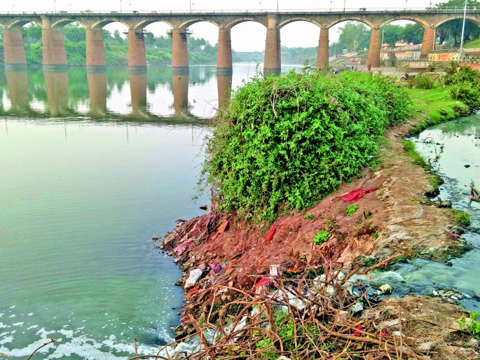 The water of the Sherina river again in the Krishna river | शेरीनाल्याचे पाणी पुन्हा कृष्णा नदीत