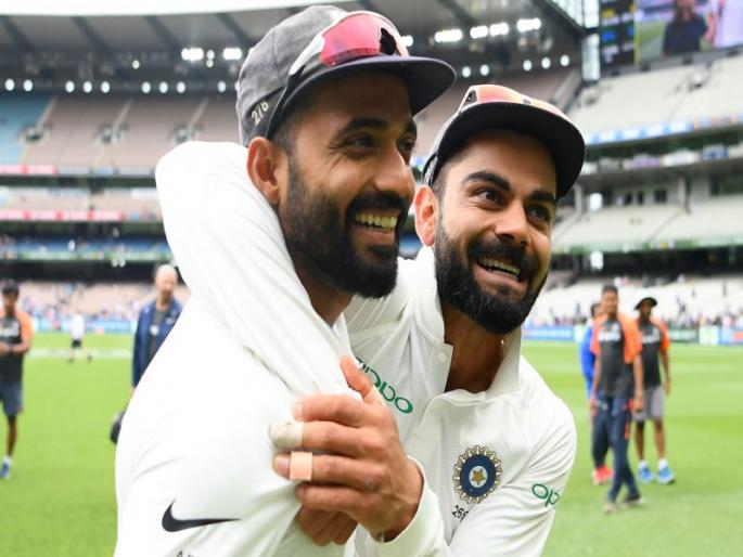 Great stay - Virat Kohli | अजिंक्य रहाणेची शानदार खेळी; विराट कोहलीने केले कौतुक