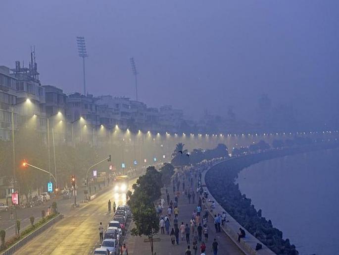 hot climate in Ghatkopar ; Mazgaon, Dadar 28, Chembur and Powai 18 degrees | माझगाव, दादर २८, चेंबूर आणि पवई १८ अंशावर घाटकोपर ‘ऊबदार’ hot climate in Ghatkopar ; Mazgaon, Dadar 28, Chembur and Powai 18 degrees | माझगाव, दादर २८, चेंबूर आणि पवई १८ अंशावर घाटकोपर ‘ऊबदार’
