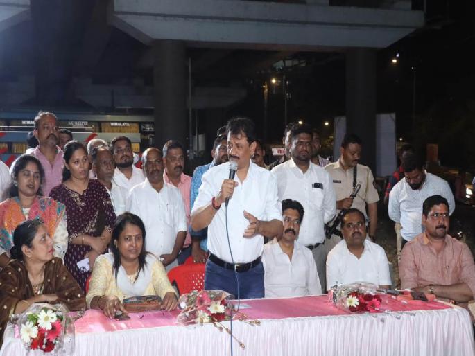 west expressway in magathane will be transformed bhoomi pujan of beautification work in mumbai | मागाठाणे येथील पश्चिम द्रुतगती मार्गाचे रुपडे पालटणार; सौंदर्यीकरणाच्या कामाचे भूमिपूजन west expressway in magathane will be transformed bhoomi pujan of beautification work in mumbai | मागाठाणे येथील पश्चिम द्रुतगती मार्गाचे रुपडे पालटणार; सौंदर्यीकरणाच्या कामाचे भूमिपूजन