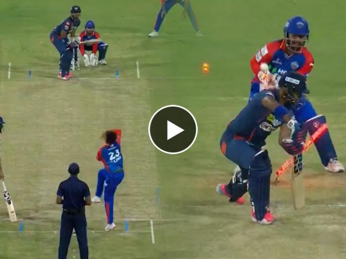 IPL 2024 LSG vs DC Live Match Updates Kuldeep Yadav dismisses Nicholas Pooran with an amazing delivery | IPL 2024 LSG vs DC: WHAT A BALL मॅजिकल कुलदीप यादव; निकोलस पूरनलाही विश्वास बसेना!
