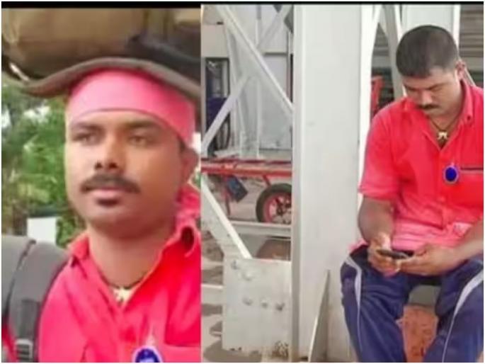 sreenath ias success story coolie cracked upsc exam to become ias officer | हमालाची नेत्रदिपक भरारी! लेकीसाठी झाला IAS; रेल्वे स्टेशनच्या मोफत WiFi वर केला अभ्यास sreenath ias success story coolie cracked upsc exam to become ias officer | हमालाची नेत्रदिपक भरारी! लेकीसाठी झाला IAS; रेल्वे स्टेशनच्या मोफत WiFi वर केला अभ्यास