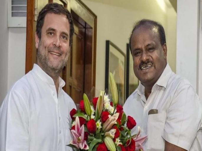 Kumaraswamy to be Karnataka chief minister for 5 years, agrees Congress | कर्नाटकात कुमारस्वामीच पाच वर्ष मुख्यमंत्रिपदी Kumaraswamy to be Karnataka chief minister for 5 years, agrees Congress | कर्नाटकात कुमारस्वामीच पाच वर्ष मुख्यमंत्रिपदी