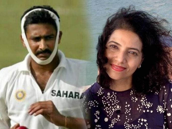 anil kumble bowling with broken jaw wife found all joke read interesting story | "माझ्या बायकोला ती मस्करी वाटली"; कुंबळेने सांगितला २१ वर्षांपूर्वीचा मजेशीर किस्सा