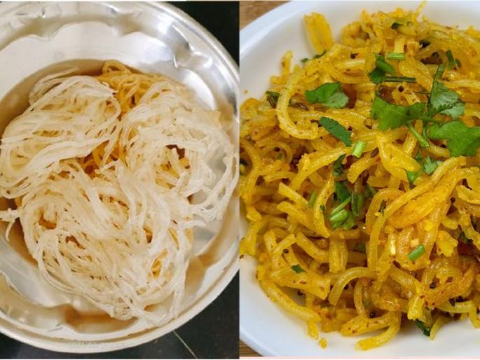 kurdai chi bhaji recipe in marathi, traditional Maharashtrian food, Marathwada special recipe  | खा अस्सल मराठवाडी पद्धतीची कुरडई भाजी, चव अशी की डिशभर भाजी खाऊन तुम्ही म्हणाल वाढा अजून!