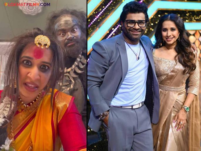 Kushal Badrike and Shreya Bugde's 'Manjulika and Sutali Bomb' looks have a hilarious post, Actor wished to fans happy diwali | दिवाळीच्या हटके शुभेच्छा! कुशल बद्रिके आणि श्रेया बुगडेची 'मंजुलिका आणि सूतळी बॉम्ब' अवतारात धमाल पोस्ट Kushal Badrike and Shreya Bugde's 'Manjulika and Sutali Bomb' looks have a hilarious post, Actor wished to fans happy diwali | दिवाळीच्या हटके शुभेच्छा! कुशल बद्रिके आणि श्रेया बुगडेची 'मंजुलिका आणि सूतळी बॉम्ब' अवतारात धमाल पोस्ट