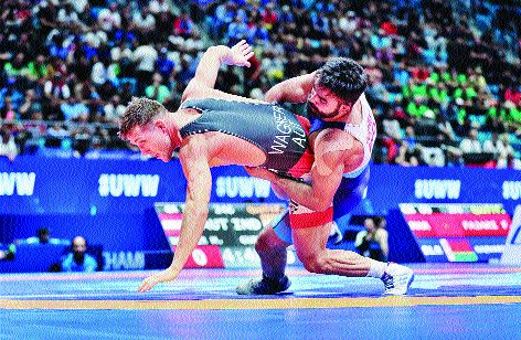World Wrestling Championships: gurpreet lost the match | विश्व कुस्ती चॅम्पियनशिप : कडव्या लढतीत गुरप्रीत पराभूत World Wrestling Championships: gurpreet lost the match | विश्व कुस्ती चॅम्पियनशिप : कडव्या लढतीत गुरप्रीत पराभूत