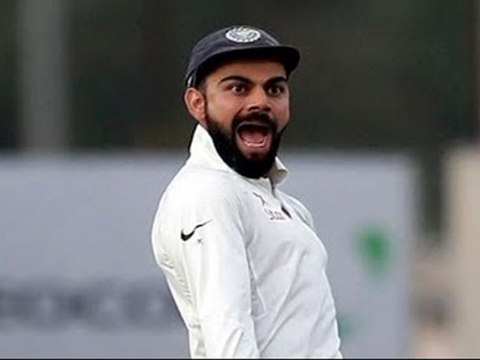 IND vs AUS 1st Test: ... and Virat Kohli has gone on Australia's batsman, watch this video | IND vs AUS 1st Test : ... अन् विराट कोहली ऑस्ट्रेलियाच्या फलंदाजावर धावून गेला, पाहा हा व्हिडीओ