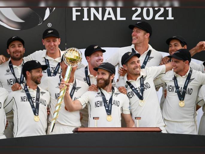 WTC final 2021 Ind vs NZ Test : NEW ZEALAND ARE THE FIRST EVER WINNERS OF THE ICC WORLD TEST CHAMPIONSHIP | WTC Final 2021 IND vs NZ : न्यूझीलंडचा भीमपराक्रम; पहिला कसोटी वर्ल्ड कप जिंकून रचला इतिहास, टीम इंडिया पराभूत