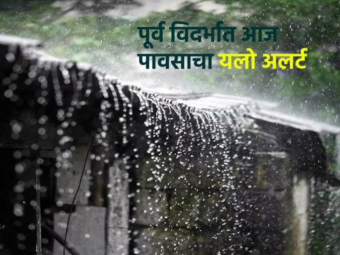Yellow alert for rain in Vidarbha today, exposure remains in rest of the state | आज विदर्भात पावसाचा यलो अलर्ट, उर्वरित राज्यात उघडीप कायम Yellow alert for rain in Vidarbha today, exposure remains in rest of the state | आज विदर्भात पावसाचा यलो अलर्ट, उर्वरित राज्यात उघडीप कायम