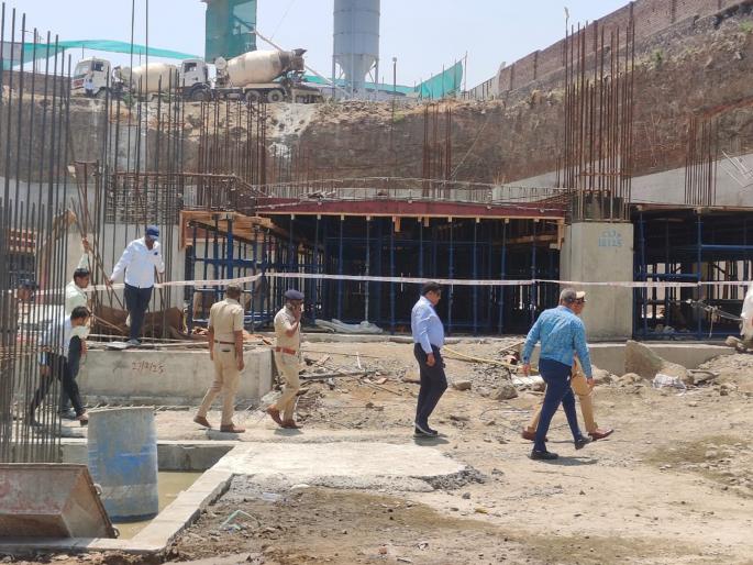 Horrific accident at construction site in Chhatrapati Sambhajinagar; Two laborers killed, three seriously injured | छत्रपती संभाजीनगरमध्ये बांधकाम साईटवर भीषण अपघात; दोन मजूर ठार, तिघे गंभीर जखमी Horrific accident at construction site in Chhatrapati Sambhajinagar; Two laborers killed, three seriously injured | छत्रपती संभाजीनगरमध्ये बांधकाम साईटवर भीषण अपघात; दोन मजूर ठार, तिघे गंभीर जखमी