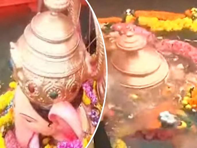 Lalbaugcha Raja Ganapati Visarjan 2022: Immersion of the ' Lalbaugcha Raja' after 23 hours; The eyes of the devotees were filled with tears | Lalbaugcha Raja Ganapati Visarjan 2022: तब्बल २३ तासांनी 'लालबागच्या राजा'चं विसर्जन; अलोट गर्दीत भक्तांचे डोळे पाणावले Lalbaugcha Raja Ganapati Visarjan 2022: Immersion of the ' Lalbaugcha Raja' after 23 hours; The eyes of the devotees were filled with tears | Lalbaugcha Raja Ganapati Visarjan 2022: तब्बल २३ तासांनी 'लालबागच्या राजा'चं विसर्जन; अलोट गर्दीत भक्तांचे डोळे पाणावले