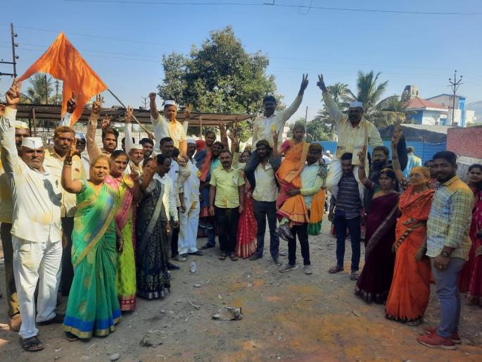 Balasaheb's dominance of Shiv Sena in the Landewadi Gram Panchayat, which has caught the attention of the district | जिल्ह्याचे लक्ष लागलेल्या लांडेवाडी ग्रामपंचायतीवर बाळासाहेबांची शिवसेनेचे वर्चस्व Balasaheb's dominance of Shiv Sena in the Landewadi Gram Panchayat, which has caught the attention of the district | जिल्ह्याचे लक्ष लागलेल्या लांडेवाडी ग्रामपंचायतीवर बाळासाहेबांची शिवसेनेचे वर्चस्व
