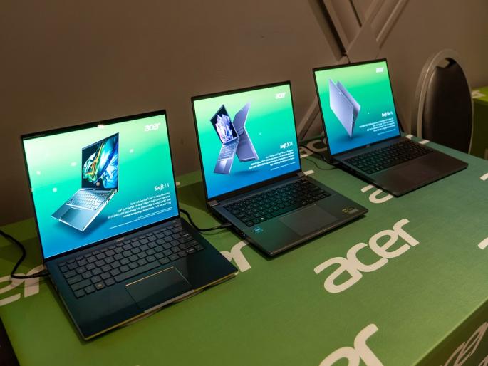 Acer Swift Go Laptop Launched, Charges in Just 30 Minutes and 4 Hours of Battery Life | Acer Swift Go: लॉन्च झाला तगडा Laptop, फक्त 30 मिनिटात चार्ज अन् 4 तासांची बॅटरी लाइफ Acer Swift Go Laptop Launched, Charges in Just 30 Minutes and 4 Hours of Battery Life | Acer Swift Go: लॉन्च झाला तगडा Laptop, फक्त 30 मिनिटात चार्ज अन् 4 तासांची बॅटरी लाइफ