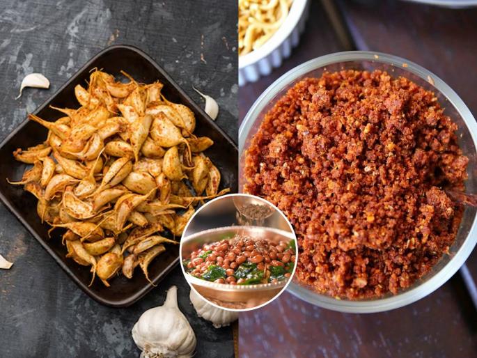 Roasted garlic chutney recipe in 10 minutes Lahsun chi chutney quick Maharashtrian recipe | Maharashtrian Food : भाजलेल्या लसणाची चटणी खाऊन तर पाहा, अशी झणझणीत की खातच राहाल- करा फक्त १० मिनिटांत!