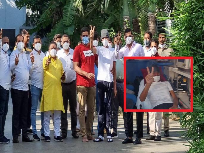 Rajya Sabha Election; BJP MLA Laxman Jagtap came in ambulance to vote for Rajya Sabha election | Rajya Sabha Election: 'पक्षाला आज माझी गरज', गंभीर आजारी भाजप आमदार रुग्णवाहिकेतून विधान भवनात दाखल Rajya Sabha Election; BJP MLA Laxman Jagtap came in ambulance to vote for Rajya Sabha election | Rajya Sabha Election: 'पक्षाला आज माझी गरज', गंभीर आजारी भाजप आमदार रुग्णवाहिकेतून विधान भवनात दाखल