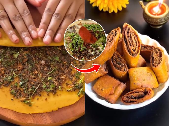 Diwali faral How to make traditional Lati Vadi from Western Maharashtra Step-by-step Lati Vadi recipe A Special Spicy Snack for Diwali food | पश्चिम महाराष्ट्रातील दिवाळी फराळातला झणझणीत पदार्थ, पारंपरिक लाटी वडी! तेलकट होऊन नये म्हणून ३ टिप्स
