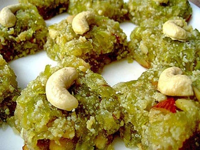 Navratri 2019 : Special Receipe for navratri fast Bottle Gourd or dudhi bhopala Burfi Recipe | Navratri 2019 : नवरात्रीच्या उपवासासाठी खास; दुधी भोपळ्याच्या बर्फीची रेसिपी