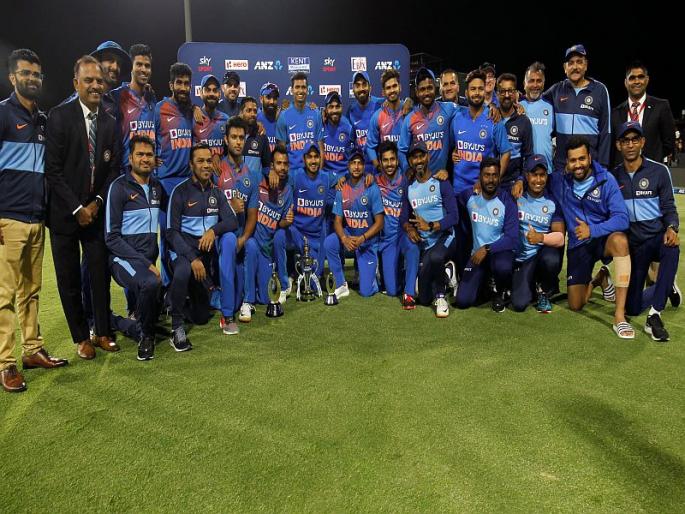 India creates history by giving white wash to New Zealand | NZvIND : न्यूझीलंडला व्हाईट वॉश देत भारताने रचला इतिहास; पाच सामन्यांच्या मालिकेत सर्व सामने जिंकणारा भारत पहिला संघ