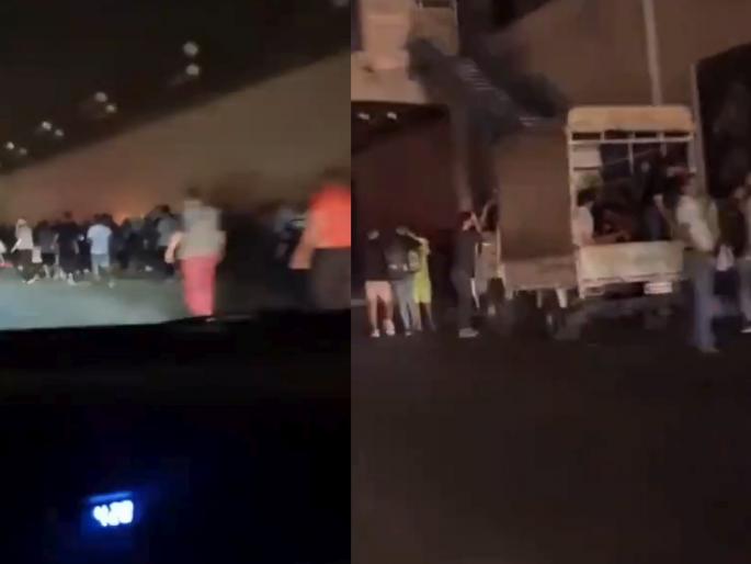 Lebanon's army, government disappeared! People started fleeing to Syria, spending the night sitting on the streets | लेबनॉनचे लष्कर, सरकार गायब! लोक सिरियाकडे पलायन करू लागले, रात्र काढली रस्त्यावर बसून Lebanon's army, government disappeared! People started fleeing to Syria, spending the night sitting on the streets | लेबनॉनचे लष्कर, सरकार गायब! लोक सिरियाकडे पलायन करू लागले, रात्र काढली रस्त्यावर बसून