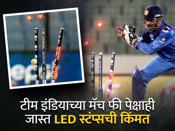 The cost of the stumps using in the World Cup 2023 is more than the match fee of Team India see why whats special | टीम इंडियाच्या मॅच फी पेक्षाही जास्त विश्वचषक २०२३ मध्ये वापरण्यात येणाऱ्या स्टंप्सची किंमत, पाहा कारण