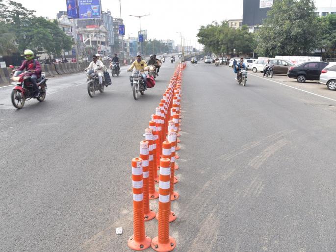 45 'left turns' in the city will be free; Work started by municipality | शहरातील ४५ ‘लेफ्ट टर्न’ मोकळे होणार; मनपाकडून काम सुरू