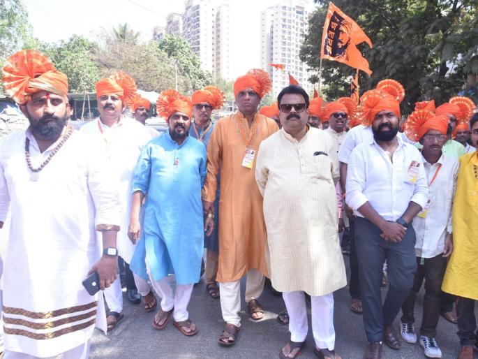 Political branding from Gudi Padwa in western suburbs mumbai | पश्चिम उपनगरात गुढी पाडव्यातून राजकीय ब्रँडिंग